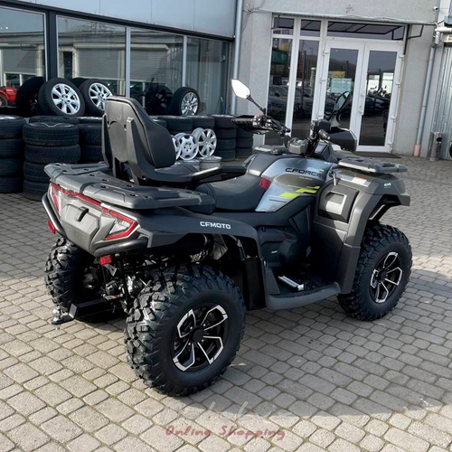 Утилітарний квадроцикл CFMOTO CFORCE 625 Touring EPS, Velocity Grey, 2024