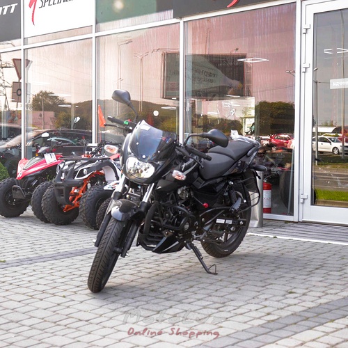 Motorkerékpár Bajaj Pulsar Neon 180 DTS-i, fekete