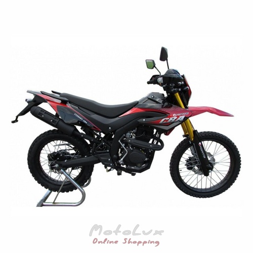 Motorcycle  Forte FT250GY-CBA, black-red