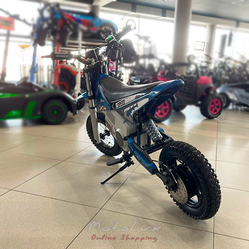 Мотоцикл Bambi M 5776AL-4, синий с белым