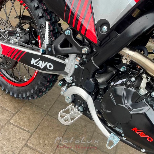 Kayo T4 300 Enduro Motocykel, čierna s červenou, 2024