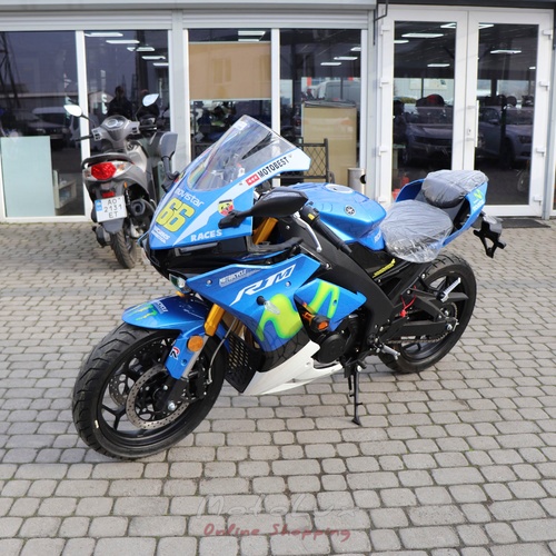 Motocykel HISUN Rider R1M 250CC, modrý