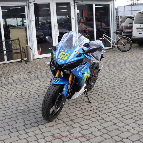 Motocykel HISUN Rider R1M 250CC, modrý