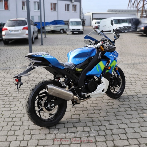 Motocykel HISUN Rider R1M 250CC, modrý