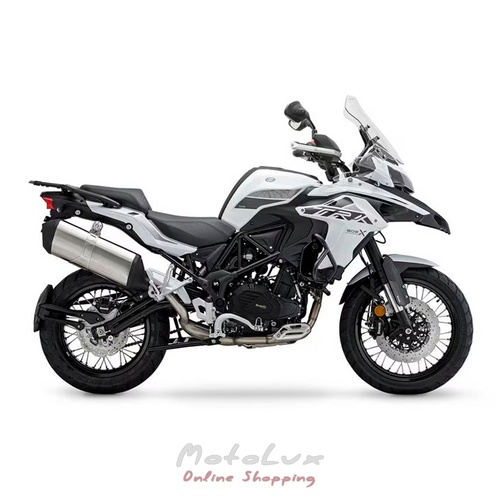 Tourist motorcycle Benelli TRK 502X ABS Off-Road, white, 2024