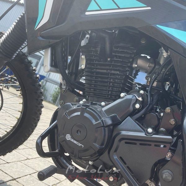 Мотоцикл ендуро Geon X-Line 250 21/18 Off-Road, чорний з бірюзовим