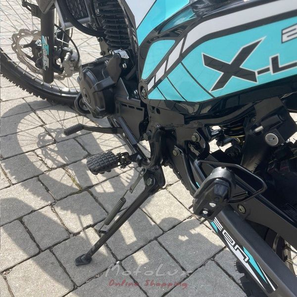 Мотоцикл ендуро Geon X-Line 250 21/18 Off-Road, чорний з бірюзовим