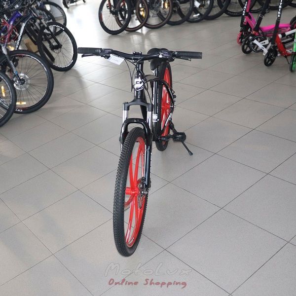 Mountain bike T26BLADE 26.1 W, kerekek 26, alum&iacute;nium v&aacute;z 17, Shimano 21SP, kazetta, alum&iacute;nium. DB, a bűv&eacute;sz. lemez, fekete-piros