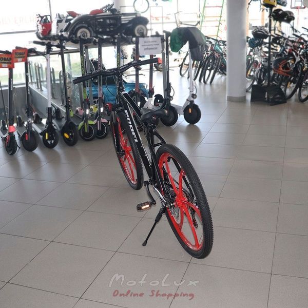 Mountain bike T26BLADE 26.1 W, kerekek 26, alum&iacute;nium v&aacute;z 17, Shimano 21SP, kazetta, alum&iacute;nium. DB, a bűv&eacute;sz. lemez, fekete-piros