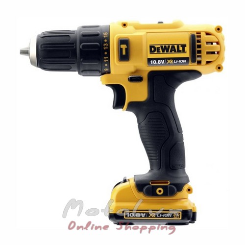 Akkus ütvefúrógép DEWALT DCD716D2, 10,8V