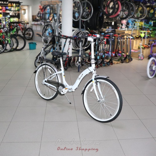 Mestský bicykel Winner Ibiza 24, white, 2022