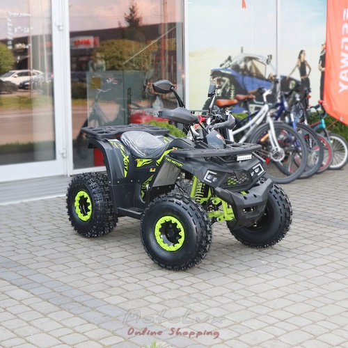 Quad Shark II 125, 8 LE, 2023, fekete lime zölddel