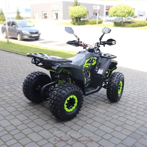 Quad Shark II 125, 8 LE, 2023, fekete lime zölddel