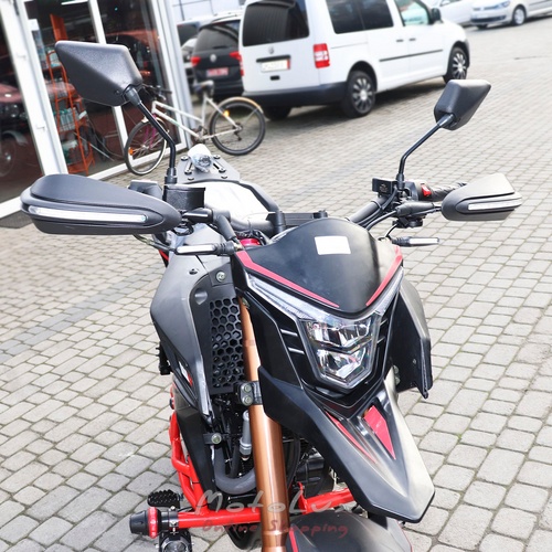 Motorcycle SPARK SP300T 2, black and chervonym