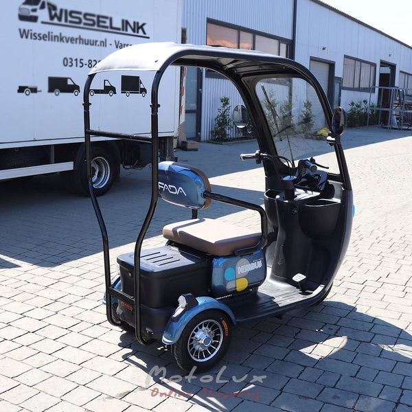Electric tricycle Fada Nimbus, blue