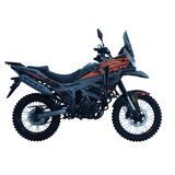 Challenge ADV250 adventure touring motorcycle, grey with orange