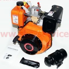 Motoblock engine assembled under the slot &Oslash;25mm 6 hp 178F (