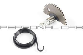Clockwork sector, crescent, 4T GY6 50, +spring, bushings