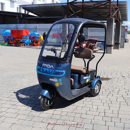 Electric tricycle Fada Nimbus, blue, 2024