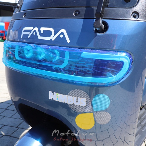 Electric tricycle Fada Nimbus, blue, 2024