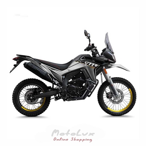 Enduro motorcycle Voge 300GY Rally, black with gray, 2024