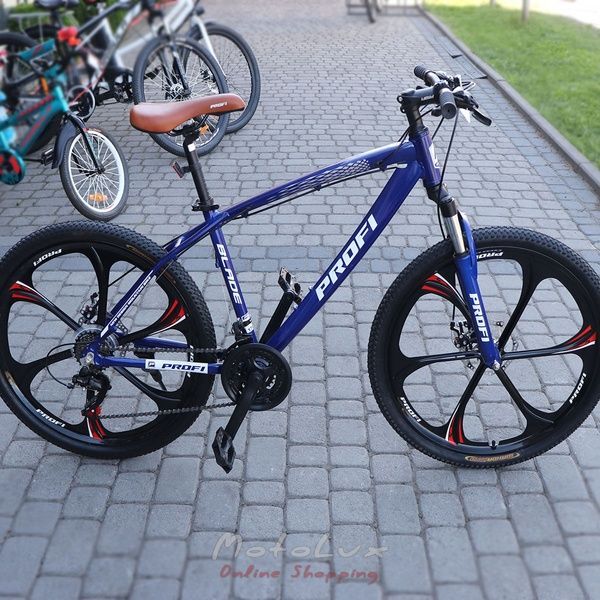 Mountain bike T26BLADE, wheels 26, frame 17, blue