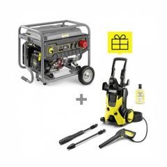 Комплект бензиновий генератор Karcher PGG 8 3 та апарат високого тиску K5