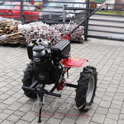 Kentavr MB 2012D-4 Diesel Walk-Behind Tractor, 12 HP,  Manual Starter