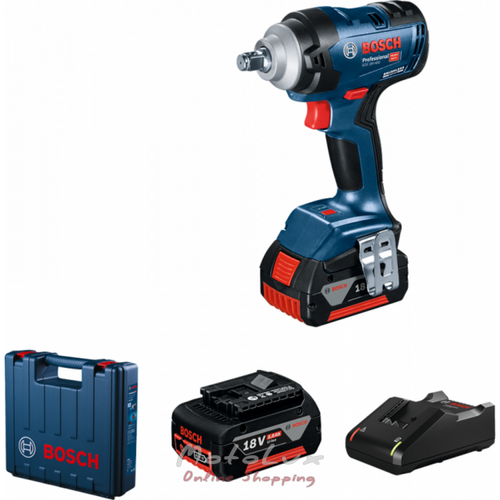 Акумуляторний ударний гайковерт Bosch GDS 18V-400