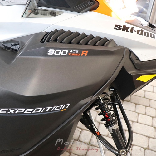 Снігохід SKI-DOO Expedition SE 900 ACE Turbo R 154"/1.5" Silent Ice, сірий з оранжевим