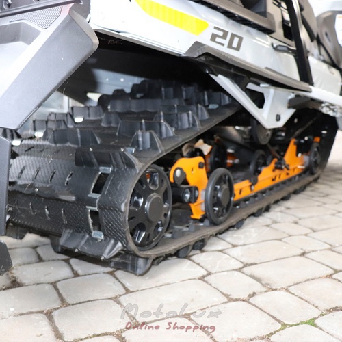 Снігохід SKI-DOO Expedition SE 900 ACE Turbo R 154"/1.5" Silent Ice, сірий з оранжевим