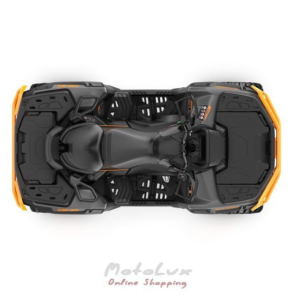 &Uacute;žitkov&aacute; &scaron;tvorkolka BRP OUTLANDER MAX XT-P SAS 1000R, miner&aacute;lna siv&aacute; oranžov&aacute;,