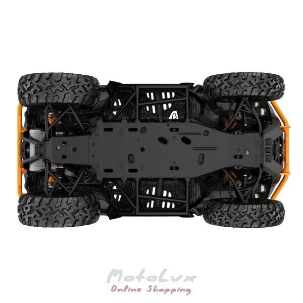 &Uacute;žitkov&aacute; &scaron;tvorkolka BRP OUTLANDER MAX XT-P SAS 1000R, miner&aacute;lna siv&aacute; oranžov&aacute;,
