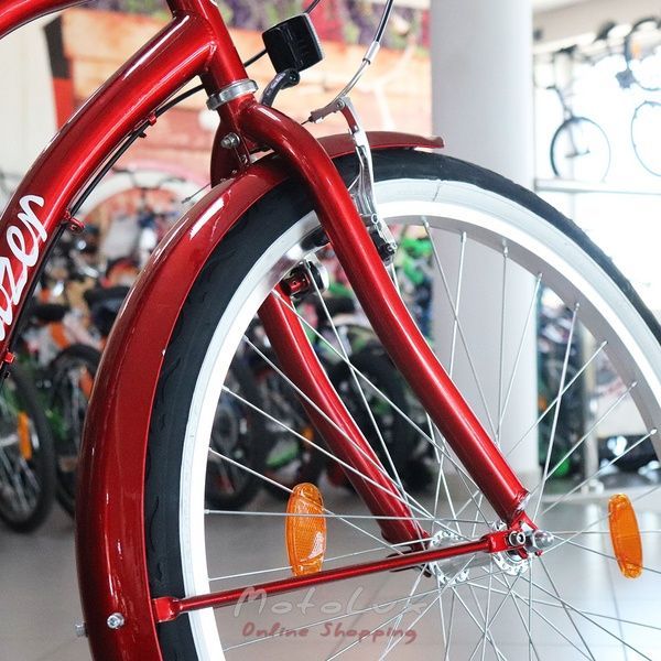 Neuzer California road bike, wheels 26, frame 17, red
