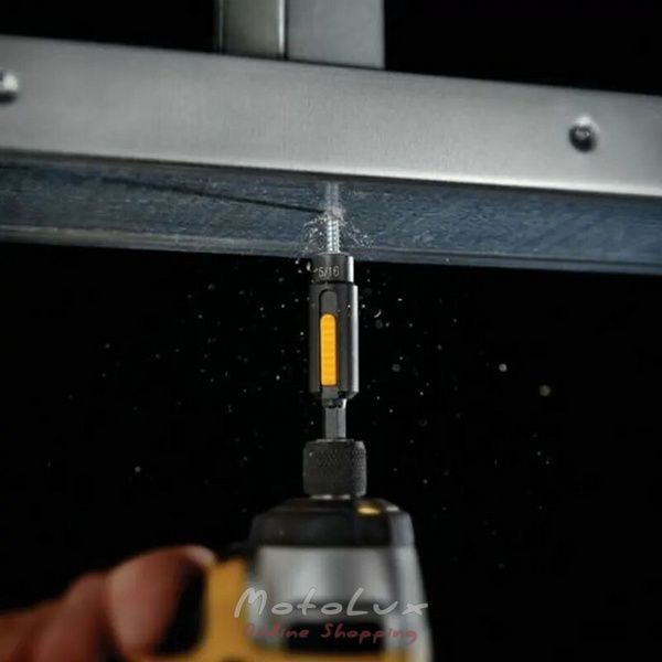 Головка торцевая магнитная Extreme DeWALT DT7450, 1/4x13 мм, шестигранная с подвижным магнитом внутри