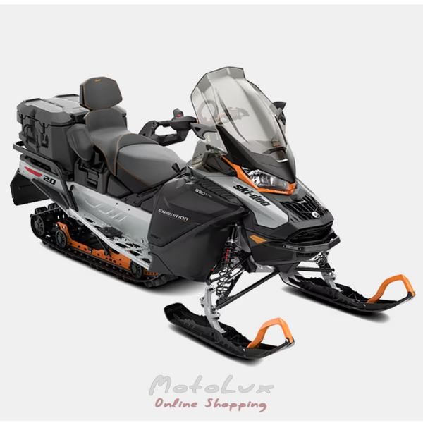 Снегоход SKI-DOO Expedition SE 900 ACE Turbo R 154"/1.5" Silent Ice, серый с оранжевым