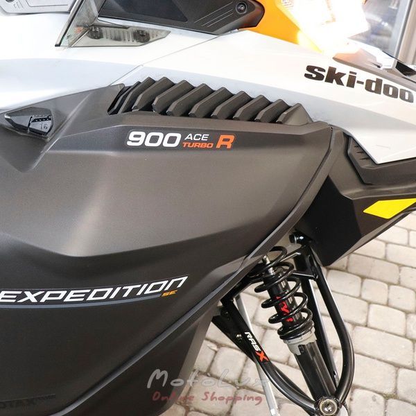 Снегоход SKI-DOO Expedition SE 900 ACE Turbo R 154"/1.5" Silent Ice, серый с оранжевым