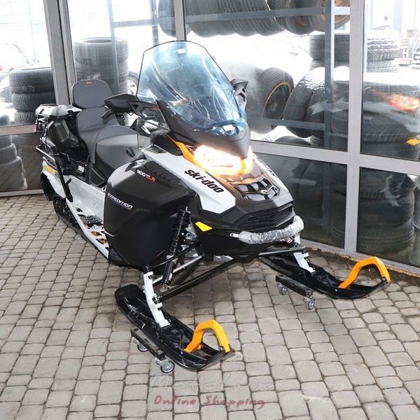 Снегоход SKI-DOO Expedition SE 900 ACE Turbo R 154"/1.5" Silent Ice, серый с оранжевым