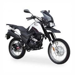Мотоцикл Shineray XY200GY-9A X-Trail, чорний з білим, 2024