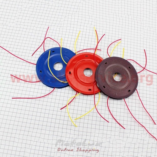 Trimmer Line Assembly for Metal Plate (Trimmer Line Inserted)