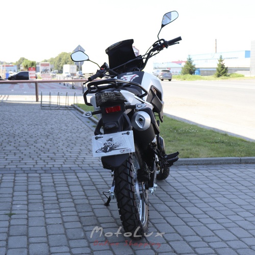 Motocykel Shineray XY200GY-9A X-Trail, čierny s bielym, 2024