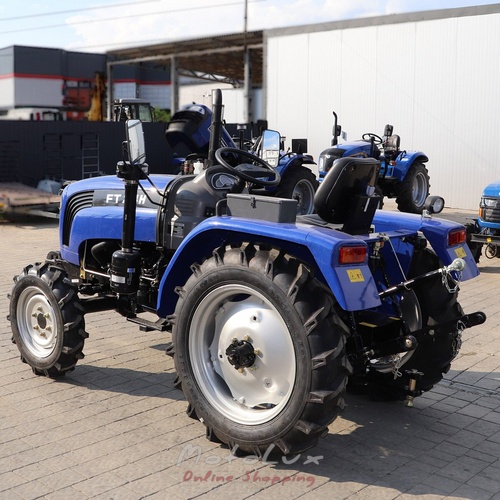 Traktor Foton Lovol FT 244 H, 24 LE, 3 henger, 4x4, szervókormány, blue