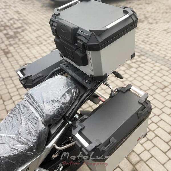 Zonsen Cyclon RX401 motorcycle, gray with yellow