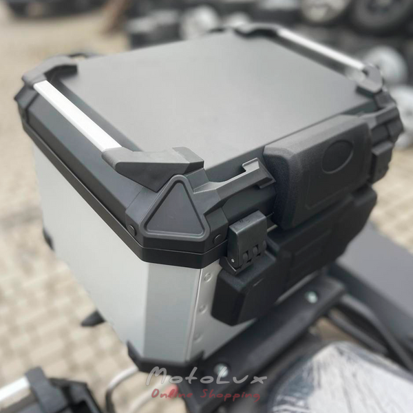 Zonsen Cyclon RX401 motorcycle, gray with yellow