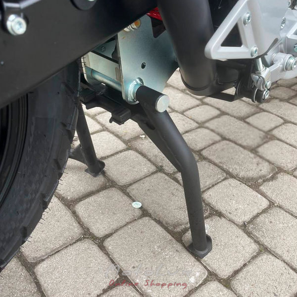 Zonsen Cyclon RX401 motorcycle, gray with yellow
