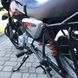 Мотоцикл дорожній Bajaj Boxer BM125X, чорний з червоним