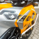 Zonsen Cyclon RX401 motorcycle, gray with yellow