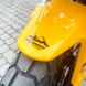 Zonsen Cyclon RX401 motorcycle, gray with yellow