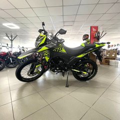 Enduro motorcycle Sparta SD300, black with green, 2024