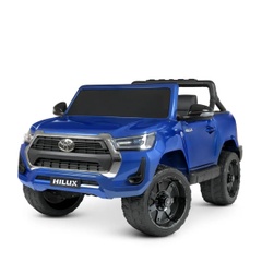 Дитячий електромобіль джип Toyota Hilux 4WD Bambi M 4919EBLRS 4, синій